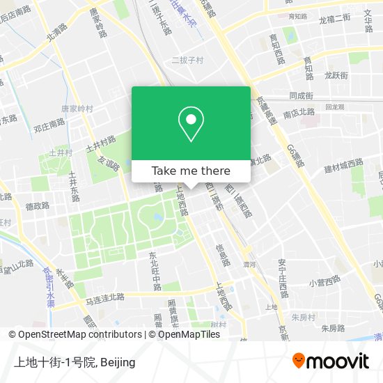 上地十街-1号院 map