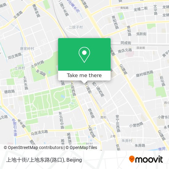 上地十街/上地东路(路口) map