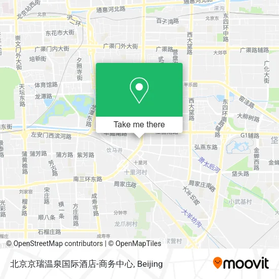 北京京瑞温泉国际酒店-商务中心 map