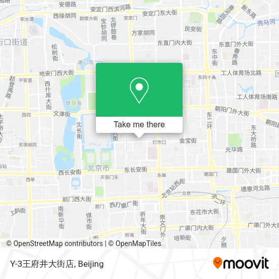 Y-3王府井大街店 map