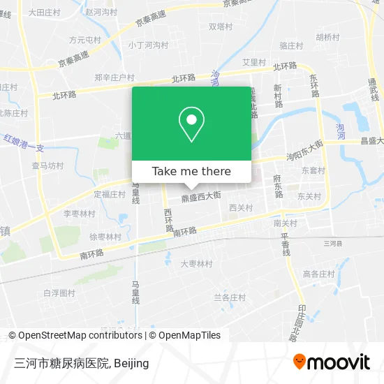 三河市糖尿病医院 map
