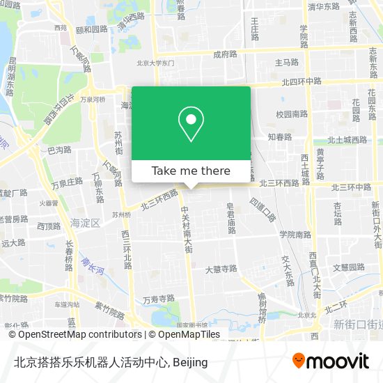 北京搭搭乐乐机器人活动中心 map