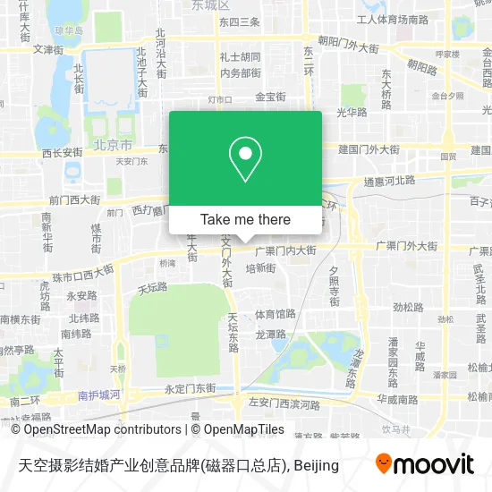 天空摄影结婚产业创意品牌(磁器口总店) map