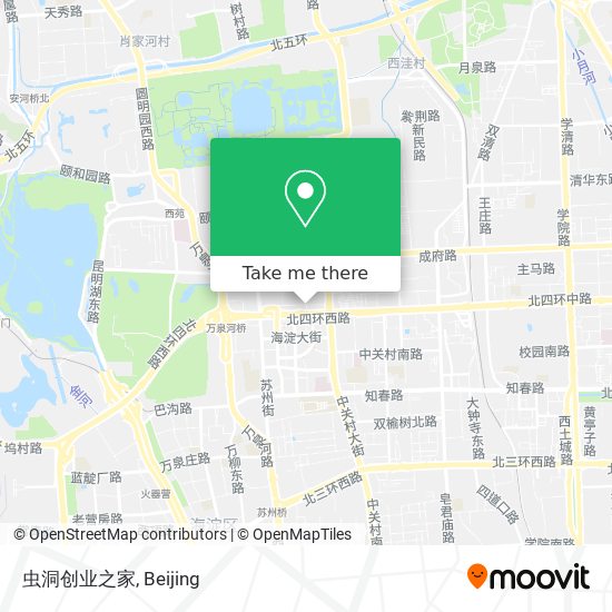 虫洞创业之家 map