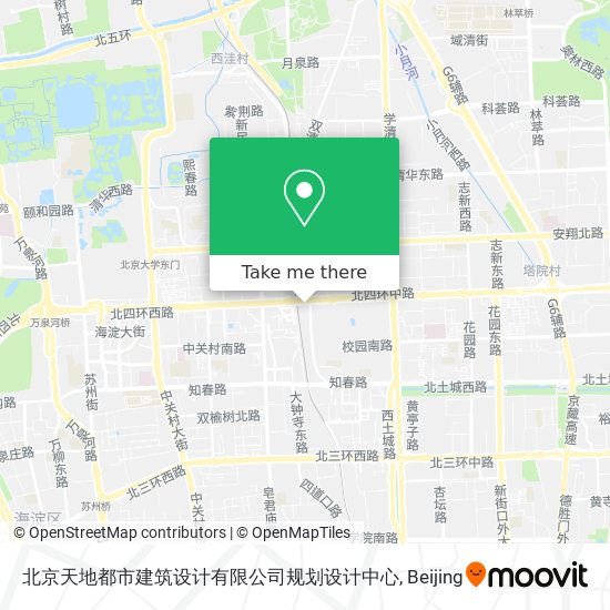 北京天地都市建筑设计有限公司规划设计中心 map