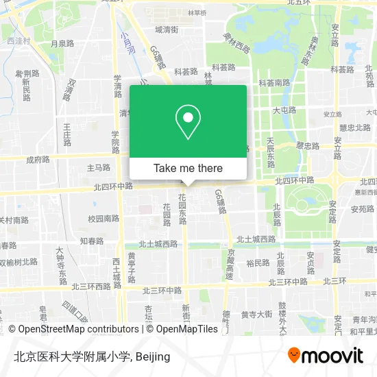 北京医科大学附属小学 map
