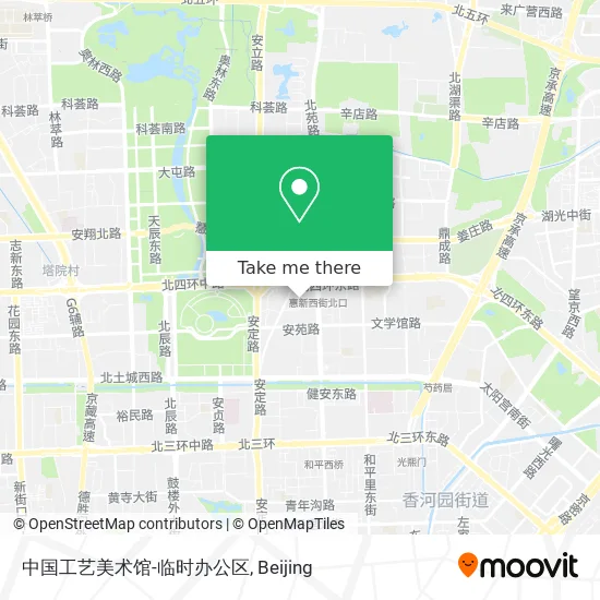 中国工艺美术馆-临时办公区 map