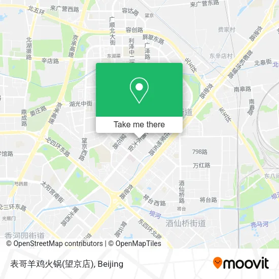 表哥羊鸡火锅(望京店) map