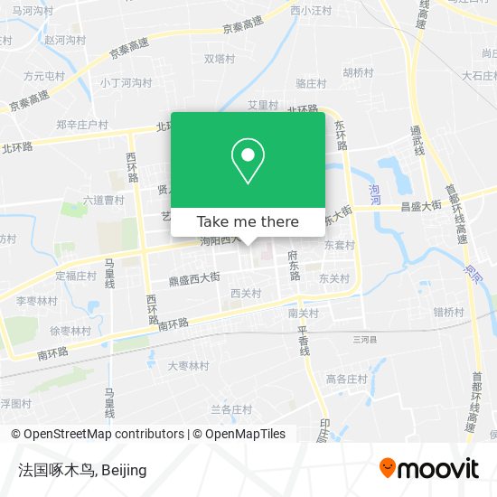 法国啄木鸟 map