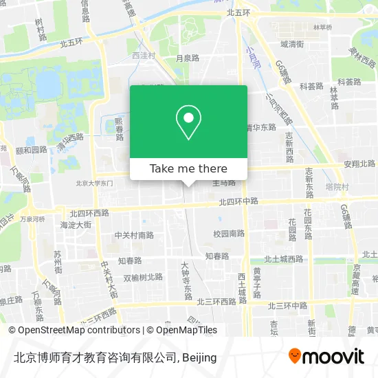 北京博师育才教育咨询有限公司 map