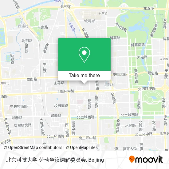 北京科技大学-劳动争议调解委员会 map
