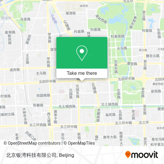 北京银湾科技有限公司 map