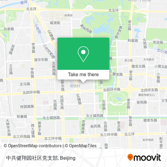 中共健翔园社区党支部 map