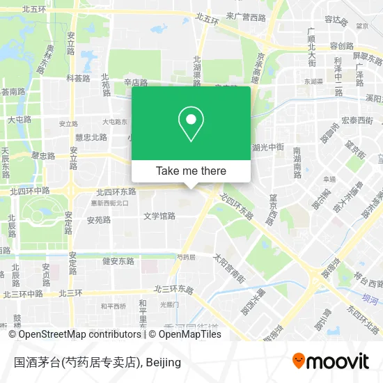 国酒茅台(芍药居专卖店) map