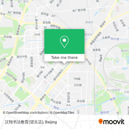 汉翔书法教育(望京店) map