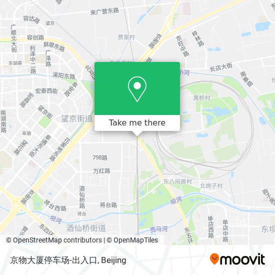 京物大厦停车场-出入口 map
