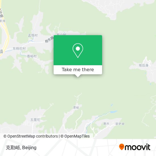 克勤峪 map