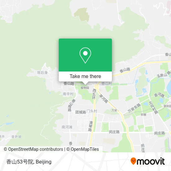 香山53号院 map