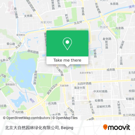 北京大自然园林绿化有限公司 map