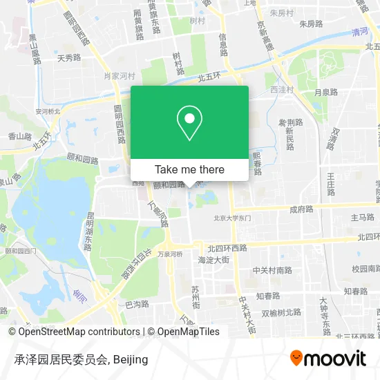 承泽园居民委员会 map