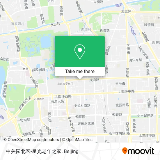 中关园北区-星光老年之家 map