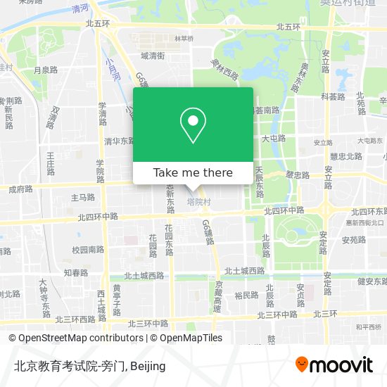 北京教育考试院-旁门 map
