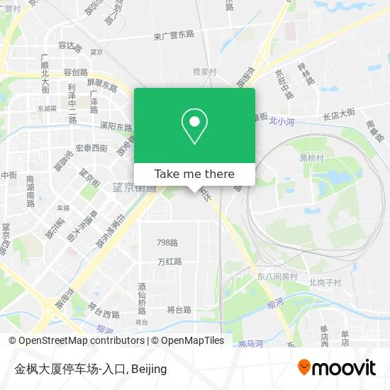 金枫大厦停车场-入口 map