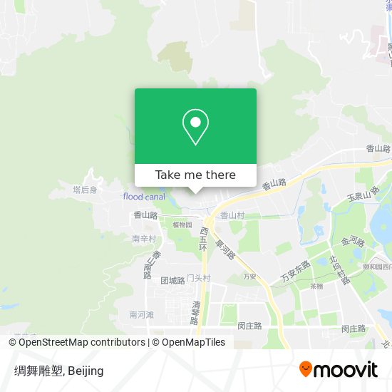 绸舞雕塑 map