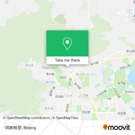 绸舞雕塑 map