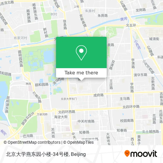 北京大学燕东园小楼-34号楼 map