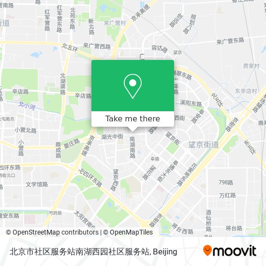 北京市社区服务站南湖西园社区服务站 map