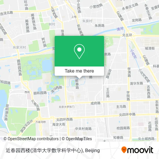 近春园西楼(清华大学数学科学中心) map