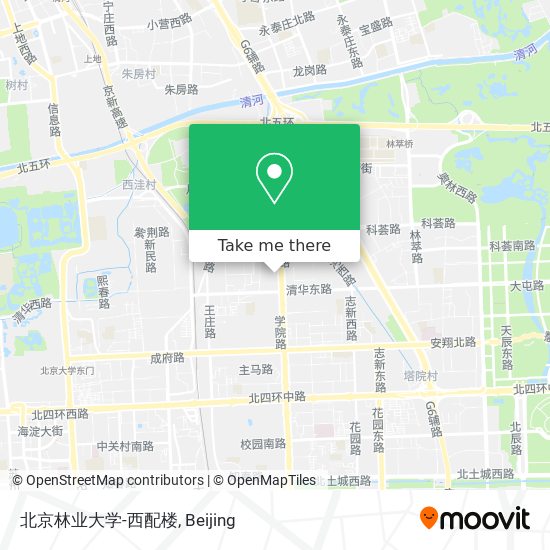 北京林业大学-西配楼 map