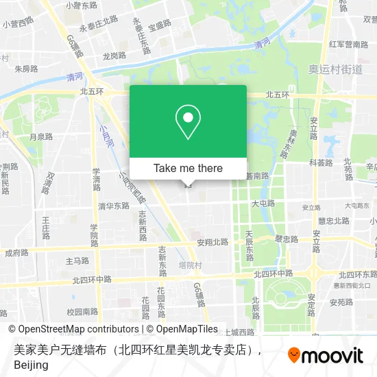 美家美户无缝墙布（北四环红星美凯龙专卖店） map