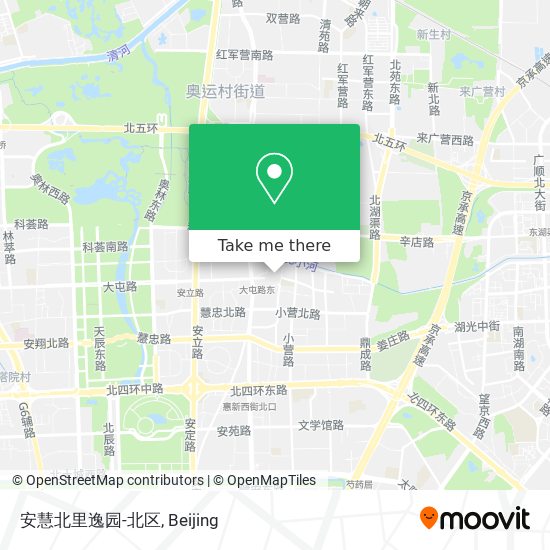 安慧北里逸园-北区 map