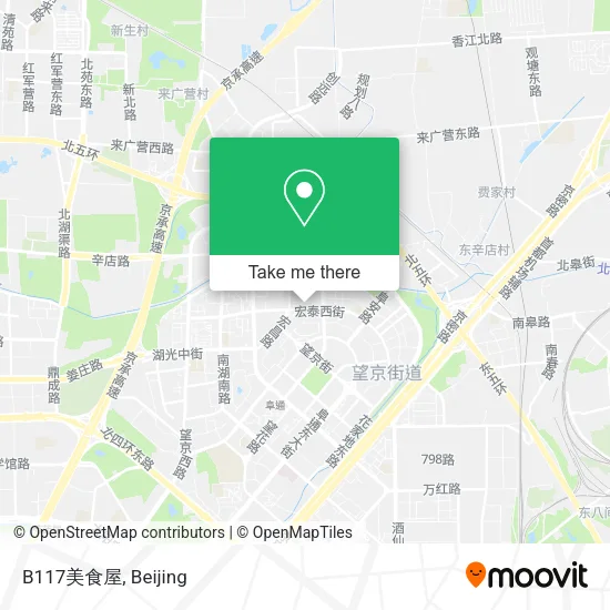 B117美食屋 map