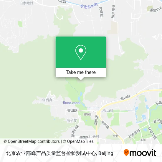 北京农业部蜂产品质量监督检验测试中心 map