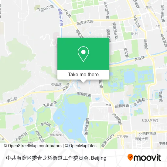 中共海淀区委青龙桥街道工作委员会 map