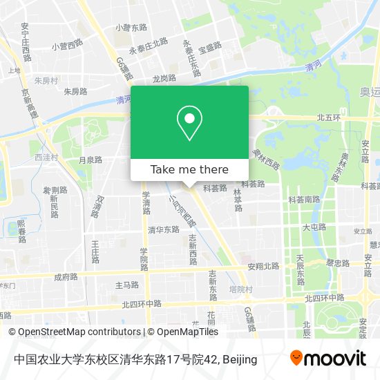中国农业大学东校区清华东路17号院42 map