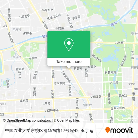 中国农业大学东校区清华东路17号院42 map