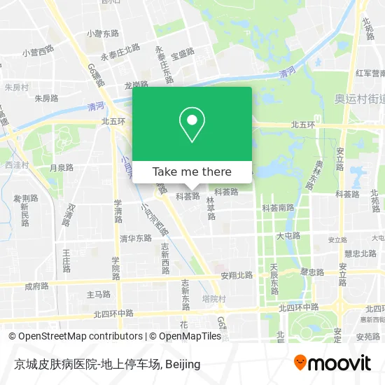 京城皮肤病医院-地上停车场 map