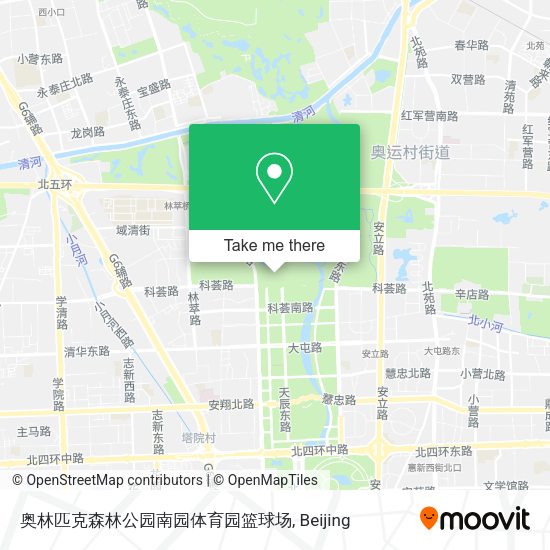 奥林匹克森林公园南园体育园篮球场 map