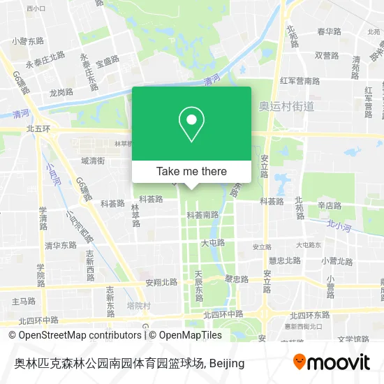 奥林匹克森林公园南园体育园篮球场 map