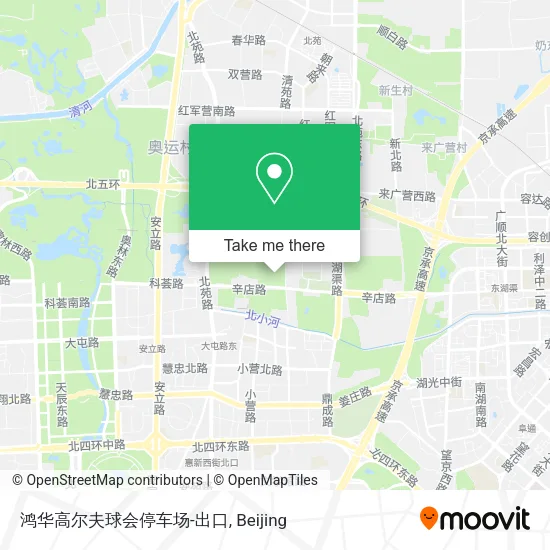 鸿华高尔夫球会停车场-出口 map