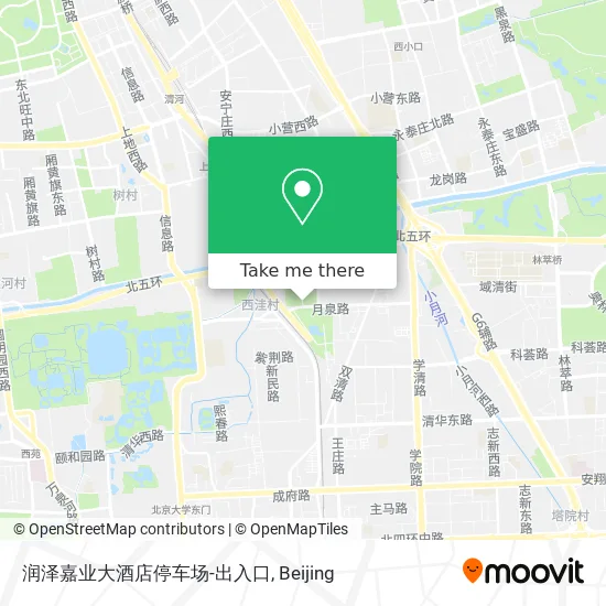 润泽嘉业大酒店停车场-出入口 map