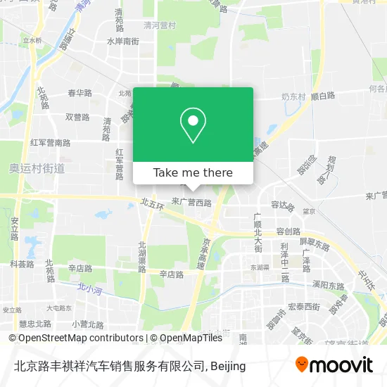北京路丰祺祥汽车销售服务有限公司 map