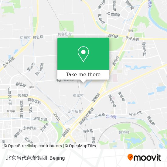 北京当代芭蕾舞团 map