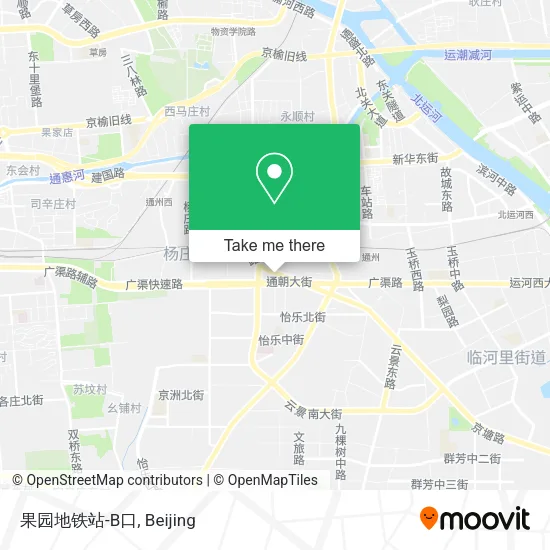 果园地铁站-B口 map