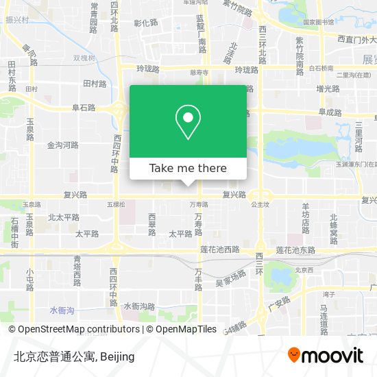 北京恋普通公寓 map