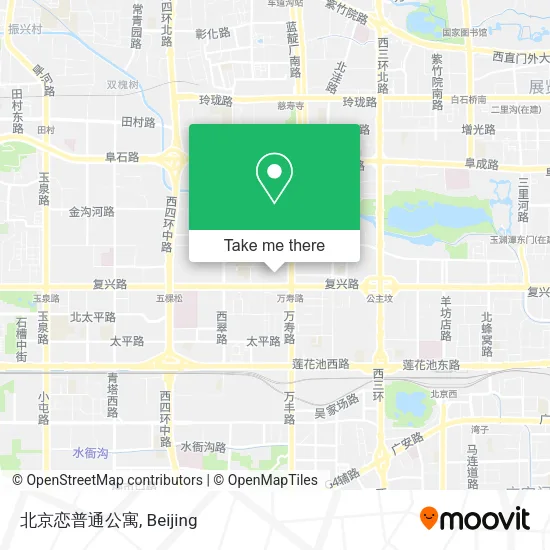 北京恋普通公寓 map